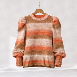 Design History Puff Sleeve Knit Sweater | Size Large | NWT